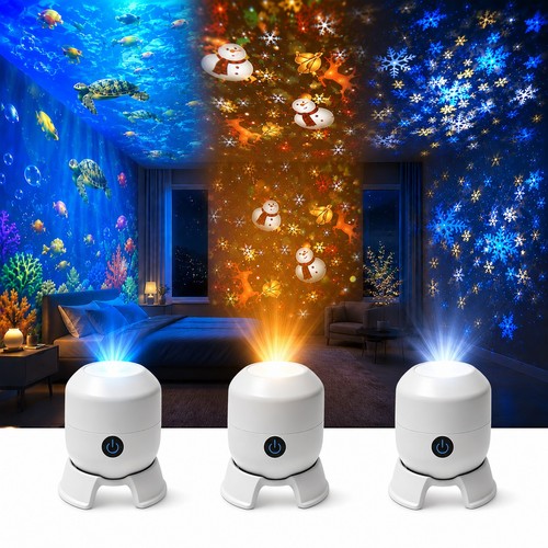 Rotating led projector lights - rotating,