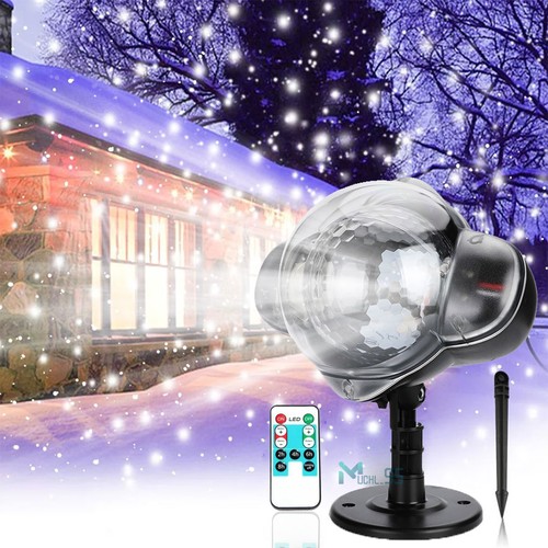 Christmas snowfall projector - christmas,